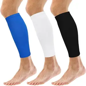 Buzağı kollu Polyester bacak çorap buzağı bacak Shin destek rahatlatmak erkekler ve kadınlar için ağrı buzağı kol önler