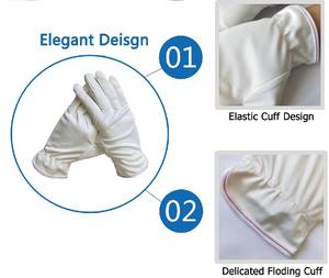 Professionele Schoonmaak Sieraden Handschoenen Microfiber Zwart Horloge Sieraden Inspectie Werkhandschoenen - Product Image 5