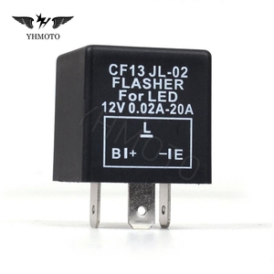 Relais clignotant LED YHMOTO CF13 pour voiture, moto, VTT, quad 12V, contrôleur électronique de clignotement - Product Image 2