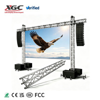 Écran LED portable XGC P3.91 pour scène de concert extérieure, résolution 8K, HDR10+, étanche IP65, garantie 3 ans, compatible lumière du soleil
