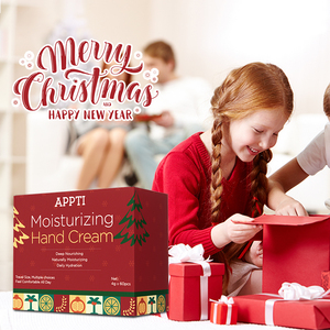 Crème pour les mains en édition cadeau de Noël, marque privée, naturelle, biologique, 5 extraits de plantes, nourrissante, rafraîchissante, soin quotidien de la peau des mains - Product Image 3