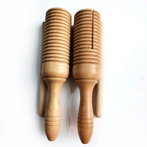 Ensembles d'instruments de musique Orff en bois en gros, jouets d'éveil musical pour bébés, tambourin, xylophone - Product Image 3