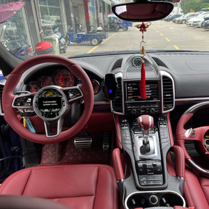 Volant en cuir neuf pour Porsche Panamera Macan Cayenne Boxster Cayman <span class=keywords><strong>Taycan</strong></span> 918 911 718 970 971, volant personnalisé - Product Image 5