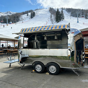 Remorque de restauration mobile, cuisine de restauration rapide, fumoir à barbecue, remorque à café, camion de concession entièrement équipé - Product Image 1