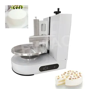 Birthday Cake Plastering Cream Layer Filling Machine Semi Automatic Food Processing Equipment