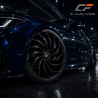 Velg Mobil Penumpang Forged CF 18 19 20 21 22 Inch 5x120 5*112 COCOK untuk Civic Type R FK8 FL5 Performance Rims