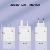 Cargador USB de Alta Calidad con Enchufe Europeo, Estadounidense y Británico de 120w y Cargador USB Tipo C Dual de 120w con Carga Súper Rápida para Teléfono