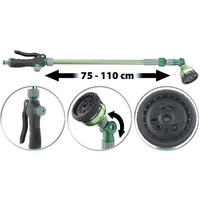 9 modèles pistolet de pulvérisation pulvérisateur de jardin baguette d'eau agricole Irrigation longue poignée télescopique baguette d'arrosage Lance pour plante de pelouse