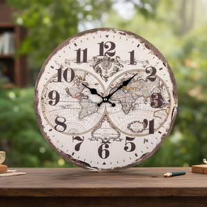 นาฬิกาแขวนผนัง (33 ซม.) ทรงครึ่งวงกลม JUSTAMINUTE หลากสี 21564 - Product Image 3