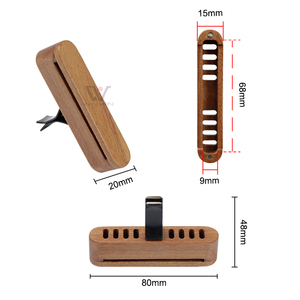 Black Walnut Maple Auto Lufter frischer Entlüftung Holz hängende Pefumer Aroma therapie Diffusor Holzclip - Product Image 2