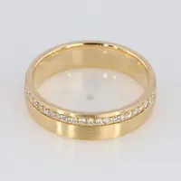 Anello moissaite in oro giallo 18 carati 14 carati anello lab diamond man rings per la festa del papà