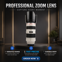 عدسة كاميرا رقمية DF الأكثر مبيعًا، جديدة بنسبة 99%، 70-200 مم F/2.8L USM، عدسة تصوير عن بعد لكاميرات SLR الرقمية