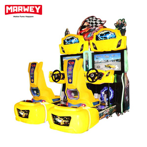 Hot bán sang trọng đồng tiền hoạt động xe đua trò chơi máy trò chơi trung tâm FEC đua video Arcade lái xe mô phỏng - Product Image 5