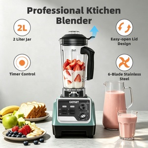 Mixeur Électrique Multifonctionnel Commercial pour Milkshakes, Smoothies et Préparation de Repas pour Bébé - Product Image 2