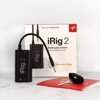 IK IRig2 HD2 HD-X Antarmuka Audio untuk Gitar Elektrik, Pedal Efek Bass, Rekaman Langsung Mobile, Pelacakan Audio