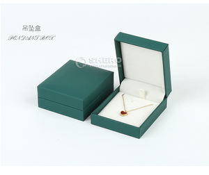 Caja de Joyería de Piel Sintética de Fábrica China, Caja Personalizada para Colgantes y Pulseras, Caja de Lujo con Logotipo para Pendientes y Anillos - Product Image 5