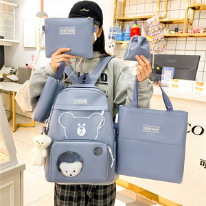 Korean style elementary <b>school</b> <b>backpack</b> for girls new large capacity middle <b>school</b> and high <b>school</b> student <b>backpack</b> - Product Image 4