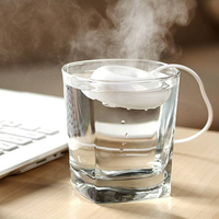 Mini humidificateur d'air ultrasonique pour bureau, ml, diffuseur de vapeur de donuts, USB, Portable