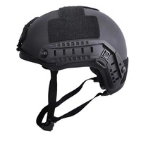 Casque tactique FAST avec épaississement de 6mm et suspension à bouton réglable pour le jeu sur le terrain
