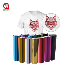 Free sample htv textile foil gold metallic heat transfer vinyl film for t shirts