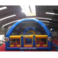 Château gonflable commercial de grande taille, structure de saut, dôme gonflable, tente gonflable, trampoline pour enfants, capacité 300-500 kg, matériau PVC