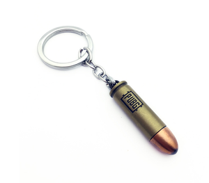 ขายส่งที่กําหนดเองกระสุนพวงกุญแจสําริด 3D ปืนลูกซองกระสุนพวงกุญแจร้อนเกมวิธีการสุดท้ายพวงกุญแจโลหะสําหรับผู้ชาย - Product Image 3