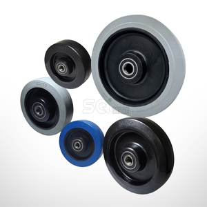 SQ castor 3 "4" 5 "6" 8 "<span class=keywords><strong>10</strong></span>" นิ้วเก้าอี้สำนักงานแข็งแบบหมุนได้เฟอร์นิเจอร์อุตสาหกรรมล้อสำหรับงานหนักพร้อมเบรค - Product Image 1