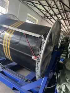 <span class=keywords><strong>Boom</strong></span> de derrame de aceite inflable resistente a los rayos <span class=keywords><strong>UV</strong></span> <span class=keywords><strong>Boom</strong></span> de contención de derrames inflable de goma resistente a la intemperie de agua salada - Product Image 2