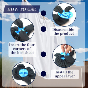Reusable Anti-tangling Laundry Ball Washing Machine Sheet Separator Reduce <b>Clothes</b> Winding Household Laundry Cleaning Helper - Product Image 4