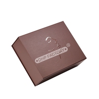 Grandes boîtes d'emballage en carton rigide à fermeture magnétique de qualité supérieure personnalisées boîte cadeau en papier noir mat