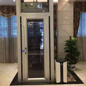 Elevador de pasajeros contemporáneo moderno para el hogar Accionamiento hidráulico Elevador pequeño de alta estabilidad Seguro Villas Hoteles al aire libre - Product Image 1