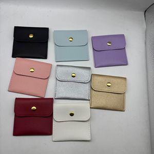 Bolsa Cosmética Personalizada al por Mayor de Cuero PU con Cordón y Logotipo Personalizado para Joyería, Gafas, Gemas y Maquillaje - Product Image 1