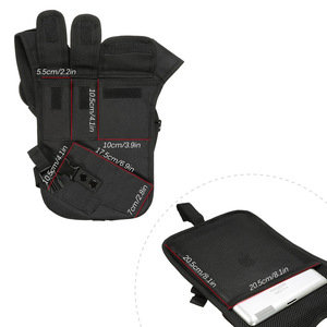 กระเป๋าคาดไหล่แบบพกพาซองใส่ปืนพกแบบยุทธวิธี, กระเป๋าคาดอกสำหรับล่าสัตว์ใต้วงแขนพร้อมถุงใส่ไนลอน - Product Image 5