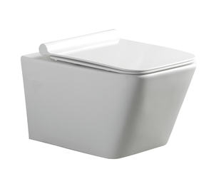 Toilette moderne pour salle de bain-Ensemble de toilette 7 pièces avec accessoires de salle de bain, <span class=keywords><strong>WC</strong></span> à économie d'eau pour toilettes et salles de bain - Product Image 4