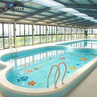 Estructura de Acero Galvanizado para Piscina, Estructuras de Acero de Bajo Costo, Nave de Acero