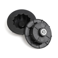 Disque d'entraînement en plastique M5 pour mixeur hélicoïdal gauche, accessoire pour hachoir à viande domestique, pièces de mixeur commercial, accouplement en plastique pour mélangeur