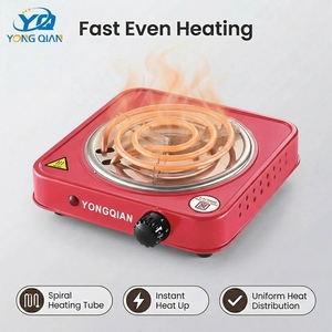 YONGQIAN <span class=keywords><strong>Plaque</strong></span> chauffante électrique portable 150 mm à bobine unique 1000W pour camping et voyage - Product Image 4