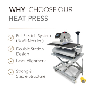 Automatic Heat Press 16x20 Double Station Electric Heat Press Machine For T-shirt Printing