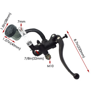 Ensemble de leviers de frein hydrauliques pour moto, cylindre maître de deuxième génération pour moto de rue, pièce de rechange MT 071 - Product Image 3