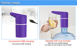 Pompa fontanella USB ricaricabile automatico portatile erogatore di acqua dispensador de agua macchina dell'acqua - Product Image 4