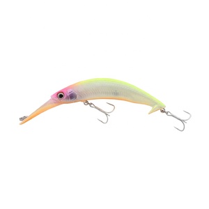 Señuelo de Pesca BASS PINO <span class=keywords><strong>70F</strong></span> de 70 mm y 4.5 g, Tipo Lápiz Flotante, Curvo, Minnow, Cebo Artificial Duro de ABS para Agua Salada, Modelo HTM03 - Product Image 6