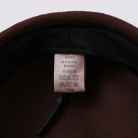 Béret en laine style Hepburn pour femme, mini-béret français de qualité supérieure, uniforme d'hôtesse rétro, élégant et polyvalent