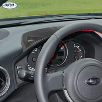 Speedometer FT86 serat karbon kering, Aksesori Interior Panel dasbor penutup atas untuk Subaru BRZ untuk Toyota FT86 2012-2020