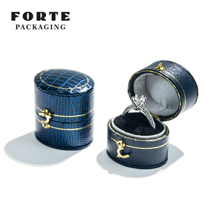 FORTE 2025 Boîte à bijoux en papier velours de luxe en forme de cœur, logo personnalisé, mini boîte à bague avec boîte extérieure - Product Image 4