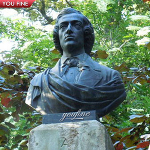 YOUFINE Escultura de <span class=keywords><strong>Beethoven</strong></span> Sentado en Bronce Fundido a Tamaño Real para Salón de Música y Jardín - Product Image 4