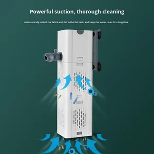 ปั๊มกรองตู้ปลาแบบเงียบพิเศษ 3 in 1 พร้อมฟังก์ชั่นน้ำตกและออกซิเจนในตัว สำหรับตู้ปลา - Product Image 3