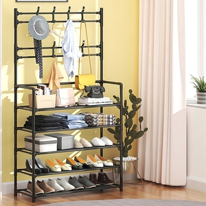Salno — <span class=keywords><strong>porte</strong></span>-manteau en fer, 5 niveaux, le meilleur organisateur d'entrée, <span class=keywords><strong>porte</strong></span>-chaussures en acier - Product Image 6