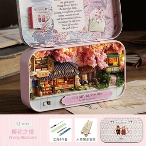 Produit phare : <span class=keywords><strong>Maison</strong></span> miniature de <span class=keywords><strong>jardin</strong></span> à assembler, modèle de théâtre puzzle DIY, <span class=keywords><strong>maison</strong></span> <span class=keywords><strong>jouet</strong></span> <span class=keywords><strong>en</strong></span> boîte métallique - Product Image 4