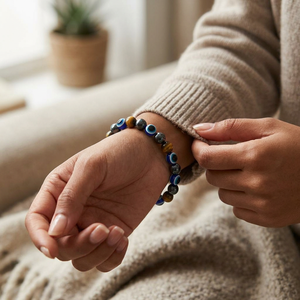 Pulsera <span class=keywords><strong>de</strong></span> Piedra Ojo <span class=keywords><strong>de</strong></span> Tigre - Pulsera <span class=keywords><strong>de</strong></span> Protección Energética <span class=keywords><strong>de</strong></span> Obsidiana y Turmalina Negra Natural <span class=keywords><strong>para</strong></span> Mujeres y Hombres, <span class=keywords><strong>Regalo</strong></span> <span class=keywords><strong>de</strong></span> <span class=keywords><strong>Amistad</strong></span> - Product Image 2