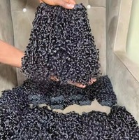 Mèches de cheveux humains bruts cambodgiens bouclés Kinky Pixie, non traités, lisses, alignés aux cuticules, de qualité indienne et birmane, vente en gros